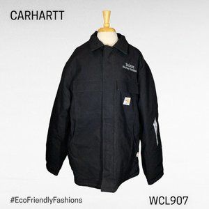 CARHARTT  FR DUCK TRADITIONAL COAT Men's Black Workwear Coat Size XL NWT